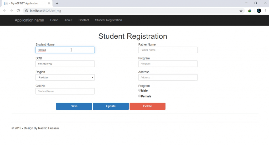 How to Design a Student Registration Form